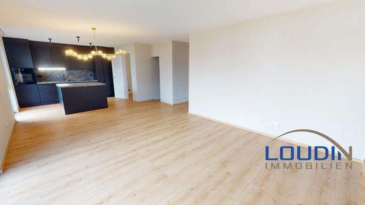 Wohn/Esszimmer mit offener Küche