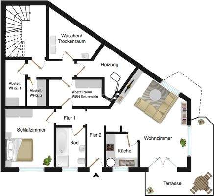 Grundriss Souterrain