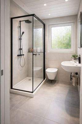 Badezimmer nach Sanierung