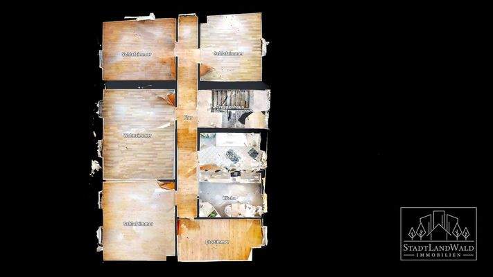 Schematischer Grundriss OG