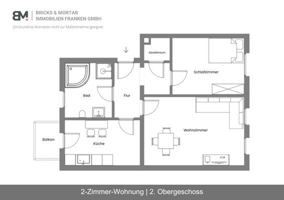 2D Grundriss WHG 3
