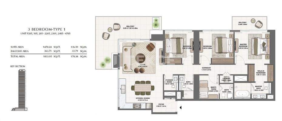 Apartmetns in Dubai Creek Harbour within Green Gate Community