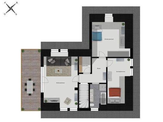 Grundriss Obergeschoss