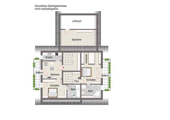 Grundriss Dachgeschoss