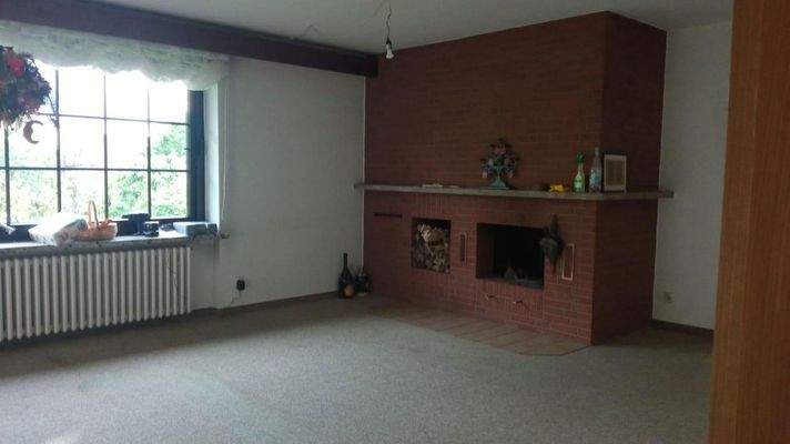 Wohnzimmer Kamin - offen 