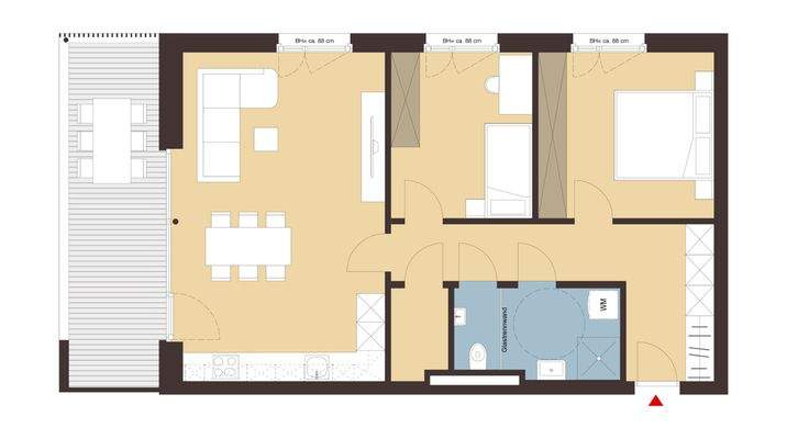 Weidenweg,Dornbirn-Grundriss Whg 08
