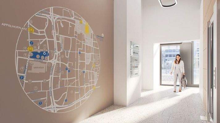 Eingangsbereich - Visualisierung