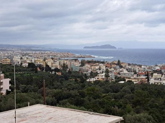 Kreta, Chania: Grundstück mit Meerblick in Halepa zu verkaufen