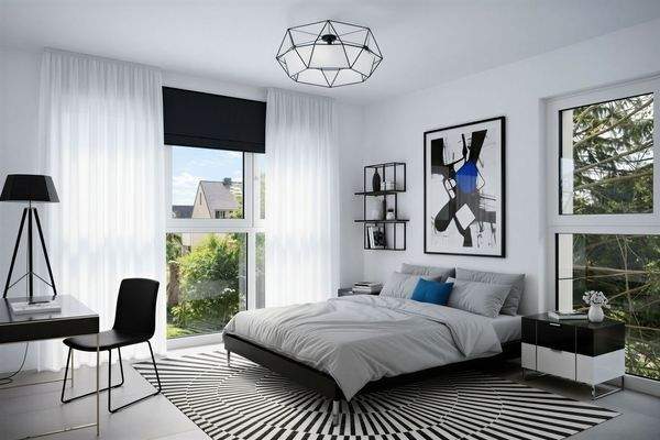 Visualisierung - Schlafzimmer 1  - Staging