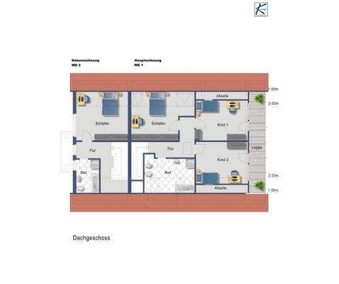 Grundriss Dachgeschoss