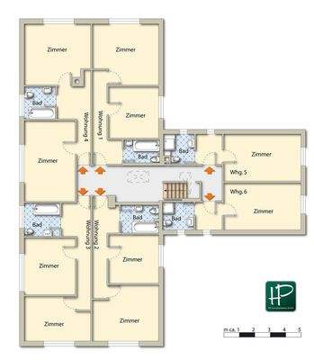 Zeichnung bearbeitet Obergeschoß