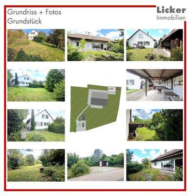 Grundriss + Fotos - Grundstück