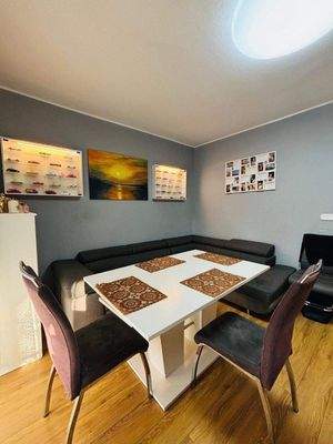 Essbereich im Wohnzimmer