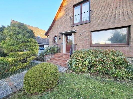 Blick auf den Eingang