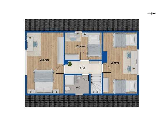 Grundriss Dachgeschoss