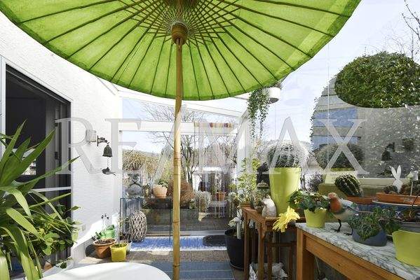 Wintergarten des Appartments