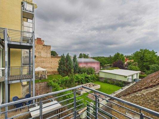 Rückansicht Balkone