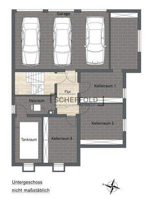 Grundriss Untergeschoss