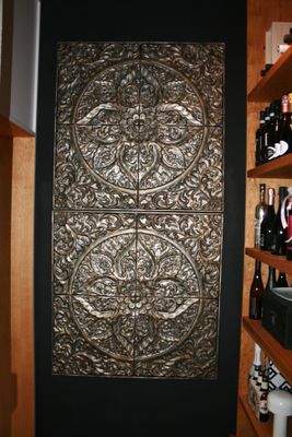 Blick in die Vorratskammer der Küche