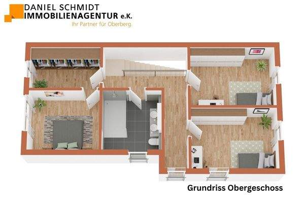 Grundriss Obergeschoss DHH LI