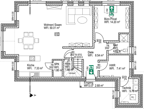 Grundrissbeispiel-Erdgeschoss