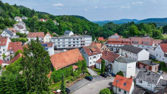 Parkplatz - Luftaufnahme
