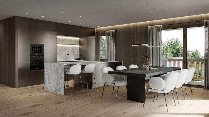 KITZIMMO-Luxuspenthouse mit Kaiserblick in Ruhelage.