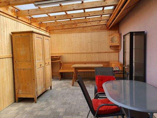 überdachter Freisitz