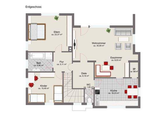 Grundriss Erdgeschoss