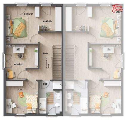 Grundriss Obergeschoss