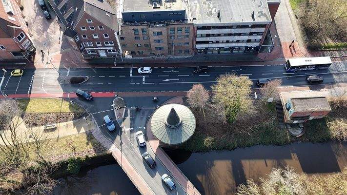 Vogelperspektive Frontansicht