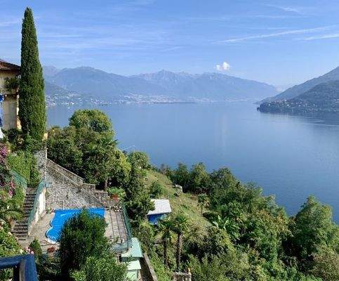 Der fantastische Blick Richtung Ascona