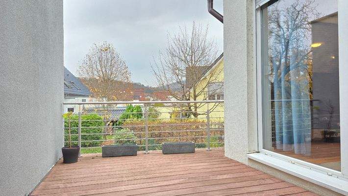 Pergola Zugang vom Wohnbereich