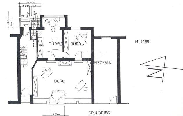 Grundriss Ladenlokal