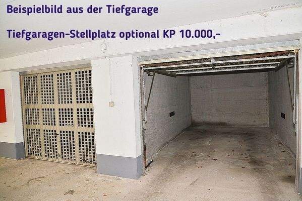 Tiefgaragen-Stellplatz optional