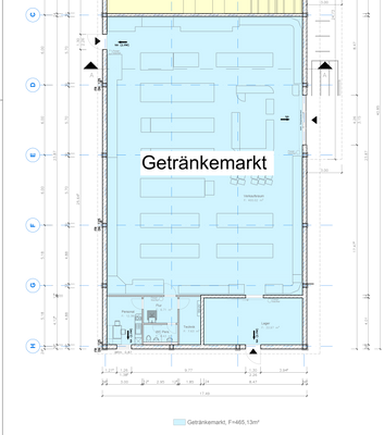 Getränkemarktgrundriss