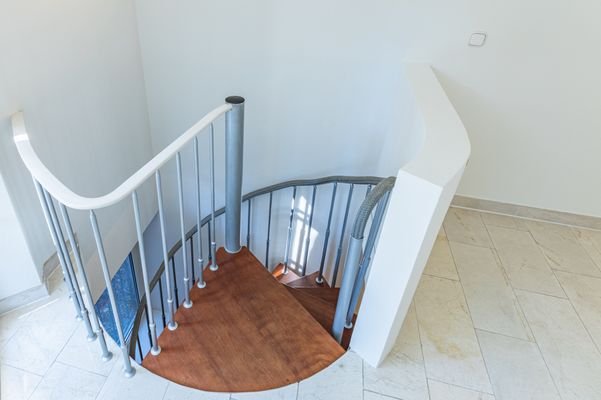 Wendeltreppe zum Hobbyraum