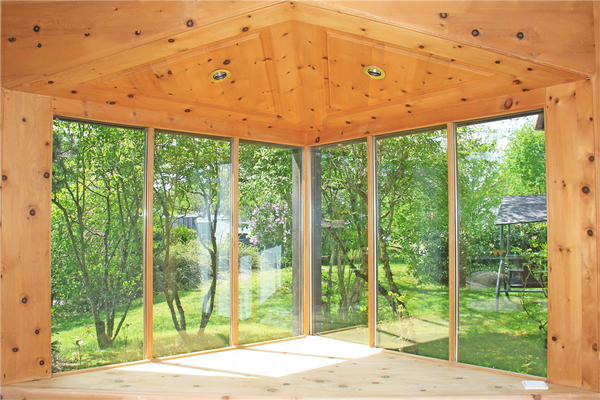 Zirben-Erker als besonderes Highlight