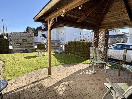 Pergola mit Grillecke