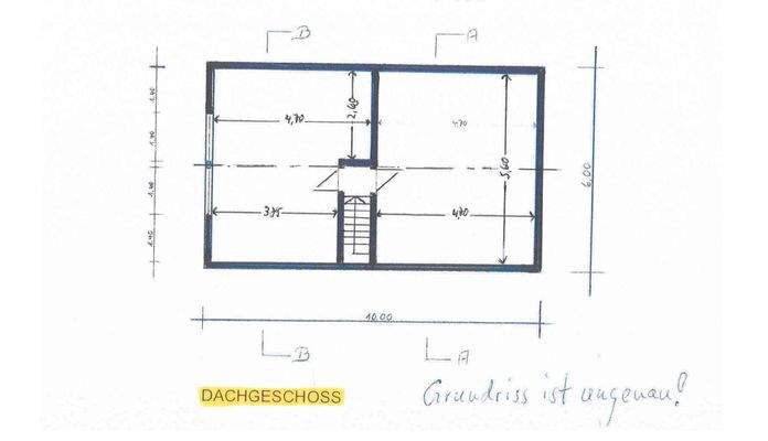 Grundriss Dachgeschoss Nebenhaus