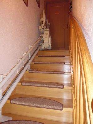 Treppe mit Lift