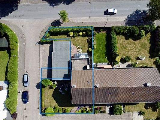 Vogelperspektive  Grundstück