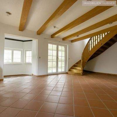 Wohnzimmer - Blick zur Terrasse