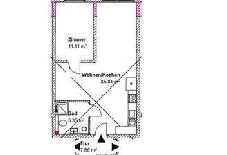 Obergeschoss mitte WHG 5