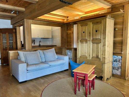 Wohn- und Küchenbereich - Wohnung 4