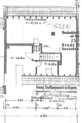 Grundriss Dachgeschoß