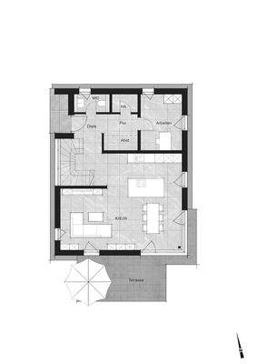 Haus B - ERDGESCHOSS