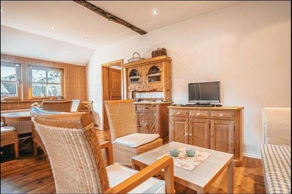 Zweiter Wohn-Essbereich des Objekts 