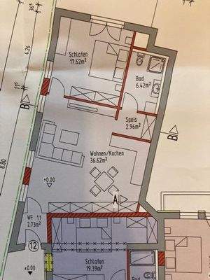 Dauerwohnung mit Dachterrasse ca. 80 qm