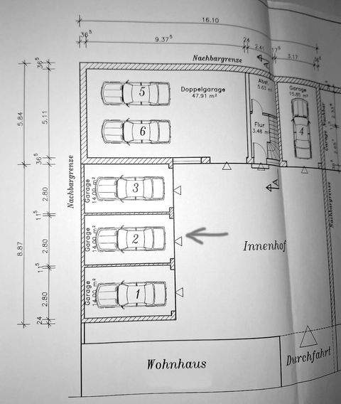 Mayen Garage, Mayen Stellplatz